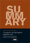 Cover: 14 projects in the fight against organised crime