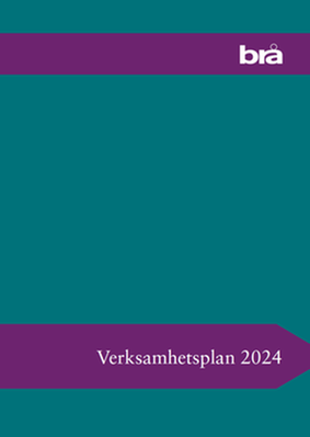 Omslag till publikationen Verksamhetsplan 2024