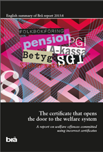 The certificate that opens the door to the welfare system