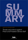 Cover: Threats and violence against prison and probation service staff