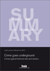 Cover: Crime goes underground
