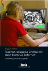 Rapportomslag Vuxnas sexuella kontakter med barn via Internet