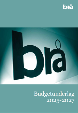 Omslag till publikationen Budgetunderlag 2025–2027