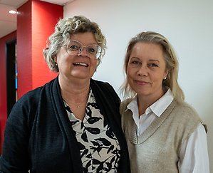 Monica Liljemark och Therese Styverz Törnberg