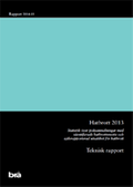 Omslaget till Hatbrott 2013 - teknisk rapport