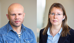 Fredrik Marklund och Johanna Skinnari, utredare på Brå.