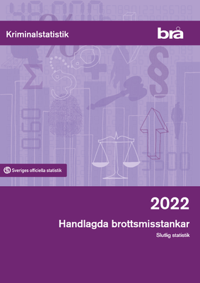 Omslag till publikationen Handlagda brottsmisstankar 2022