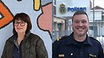 Elisabeth Svanberg, brottsförebyggande samordnare, Kramfors. Hans Mellberg, Polisinspektör